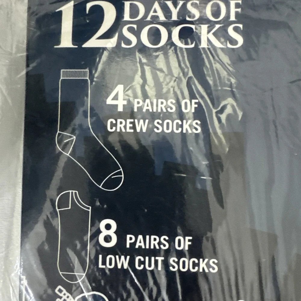 Mens Novelty‎ Socks 12 Days Of Socks- Men's Size 6-12